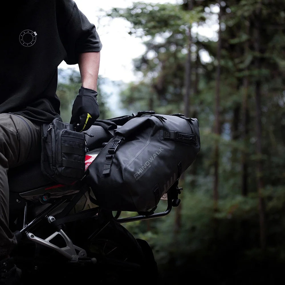 RHINOWALK MT1428BK Waterproof Motorbike Two Side Saddle Bag Motorcycle Luggage Pannier Storage Bag - 5