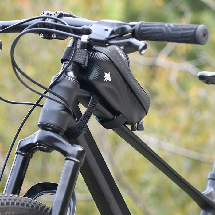 WOLFILIST S003 Bicycle Top Tube Bag Waterproof Bike Front Beam Touch Screen Phone Pouch Cycling Storage Bag - 5