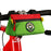 WOLFILIST MTB Bicycle Handlebar Bag Water Repellent Triangle Bike Front Storage Bag - Green - 5