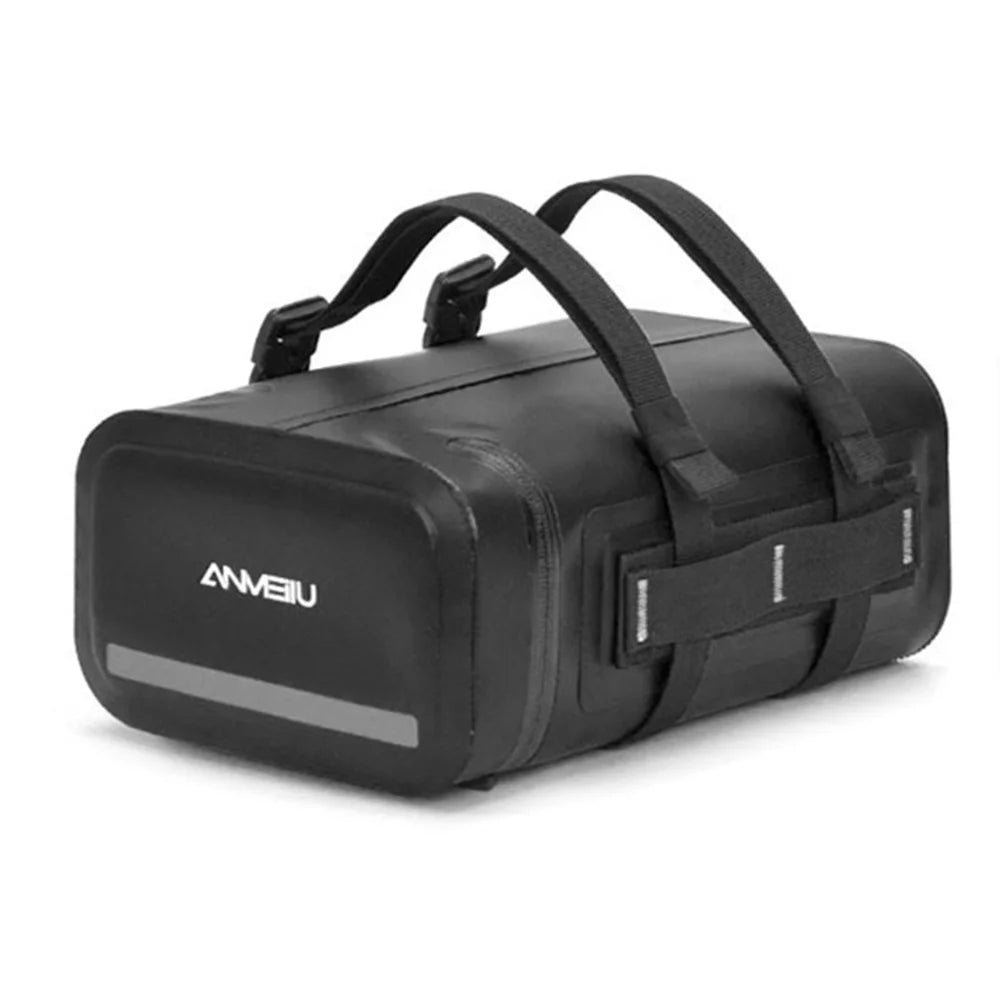 ANMEILU 7036 5L Electric Vehicle Rear Seat Storage Bag Waterproof Motorcycle Luggage Tail Bag - Black - 1