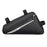 RZAHUAHU 2L Bicycle Front Frame Reflective Triangle Bag Bike Cycling Waterproof PU Storage Bag - Black - 1