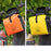 RZAHUAHU 9L Waterproof PVC Motorcycle Tool Bag Motorbike Handlebar Saddle Storage Bag - Black - 4
