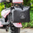 RZAHUAHU 9L Waterproof PVC Motorcycle Tool Bag Motorbike Handlebar Saddle Storage Bag - Black - 7