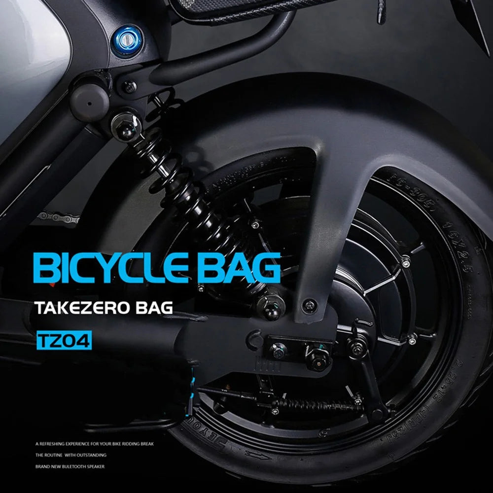 TAKEZERO TZ04 Mountain Bike Top Tube Front Bag MTB Mountain PU+EVA Cycling Phone Pouch - Front - 5
