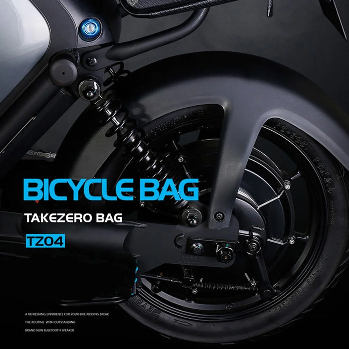 TAKEZERO TZ04 Mountain Bike Top Tube Front Bag MTB Mountain PU+EVA Cycling Phone Pouch - Front - 5