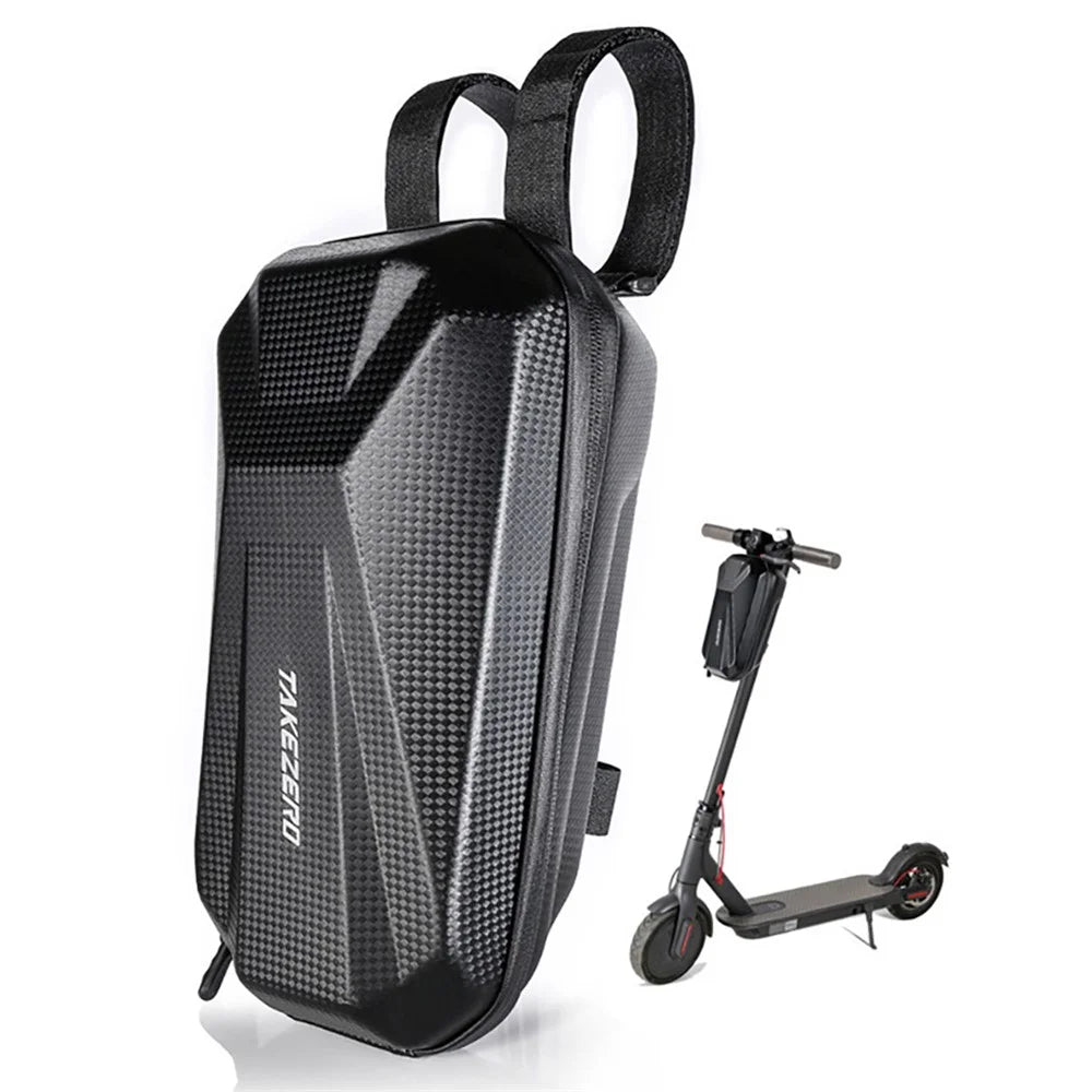 TAKEZERO T08 2L Electric Bike Scooter Front Bag EVA+PU Hard Shell Bicycle Handlebar Storage Pouch - 1