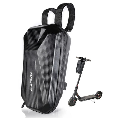 TAKEZERO T08 2L Electric Bike Scooter Front Bag EVA+PU Hard Shell Bicycle Handlebar Storage Pouch - 1