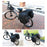 OUTDOOR INOXTO 521 Large Capacity 600D Nylon Bicycle Rear Rack Bag Bike Tail Pannier Pack Cycling Bag - Black - 5
