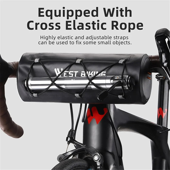 WEST BIKING YP0707326 Multifunctional 2L Large Capacity Bicycle Handlebar Bag Waterproof Bike Storage Pouch - 4