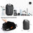 RHINOWALK RK406 6L Bike Front Fork Bag Waterproof Nylon Polyester Bicycle Quick-Release Hanging Bag for Outdoor Cycling - Black - 5