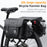 WEST BIKING YP0707336 Woven Texture Leather Bicycle Rear Rack Bag Bike Tail Pannier Pack Cycling Storage Bag - 2