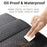 WEST BIKING YP0707336 Woven Texture Leather Bicycle Rear Rack Bag Bike Tail Pannier Pack Cycling Storage Bag - 6
