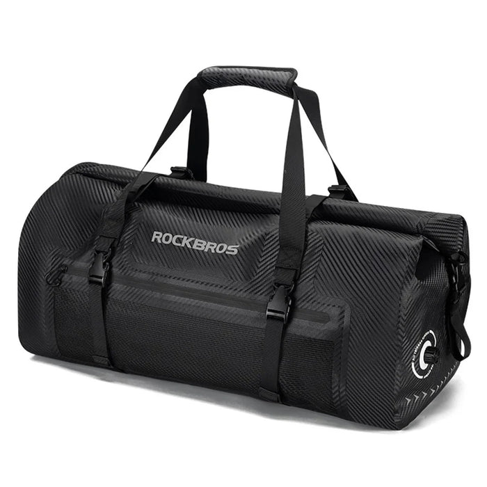 ROCKBROS AS-118 60L Motorcycle Tail Pannier Pack Waterproof PVC Bike Rear Bag - 1