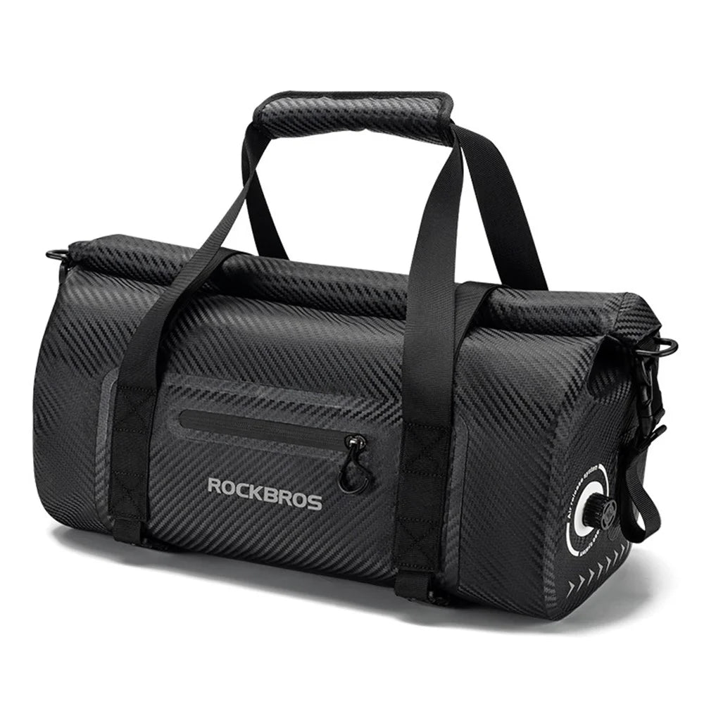 ROCKBROS AS-118 20L Bike Cycling Pannier Waterproof PVC Motorcycle Rear Pack Bag - 1