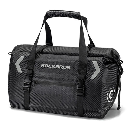ROCKBROS AS-118 40L Bicycle Rear Rack Waterproof PVC Motorcycle Pannier Cycling Bag - 1