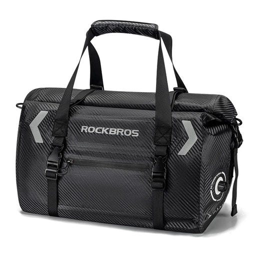 ROCKBROS AS-118 40L Bicycle Rear Rack Waterproof PVC Motorcycle Pannier Cycling Bag - 1