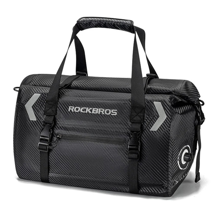 ROCKBROS AS-118 40L Bicycle Rear Rack Waterproof PVC Motorcycle Pannier Cycling Bag - 1