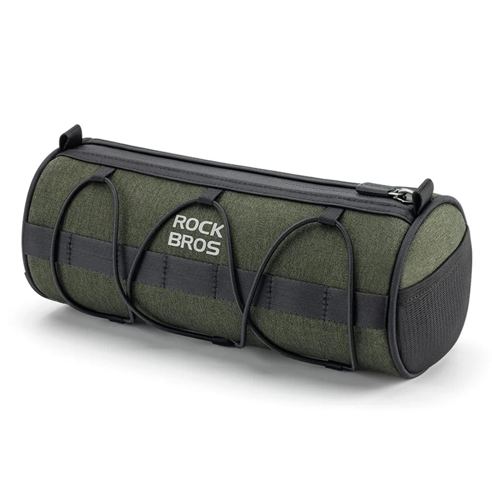 ROCKBROS W009 Bicycle Handlebar Hanging Cylinder Bag Polyethylene Bike Front Storage Bag - 1