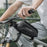 ROCKBROS k001 Polyester+PU Bicycle Hard Shell Phone Bag Front Beam Tube Phone Case for Mountain Bike - 6