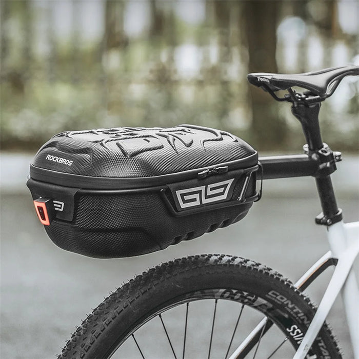 ROCKBROS LK30001 Bicycle Bag Rear Rack Large Capacity Waterproof Hard Shell Cycling Bag - 2
