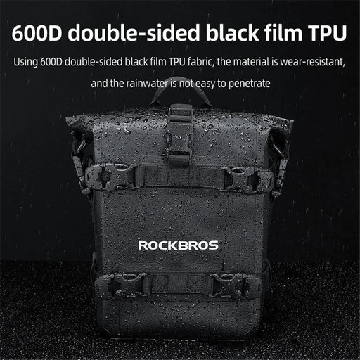 ROCKBROS AS-095 5L Large Capacity Motorcycle Bag Motor Bike Bumper Side Bag Waterproof Shoulder Pack - 2