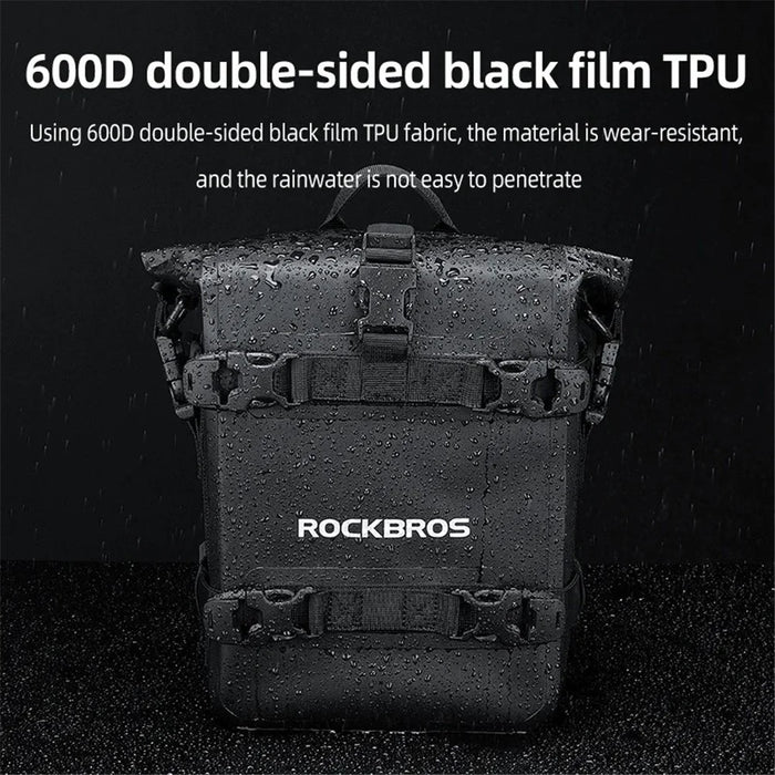 ROCKBROS AS-095 5L Large Capacity Motorcycle Bag Motor Bike Bumper Side Bag Waterproof Shoulder Pack - 2