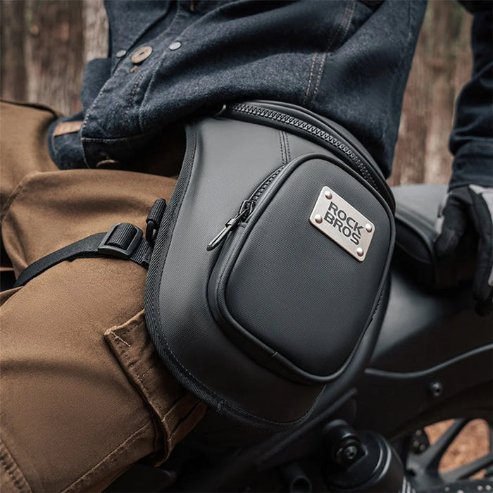 ROCKBROS MTB001 Polyester+PU+EVA Waist Bag Fanny Pack Crossbody Bag Thigh Leg Hip Holster Purse for Cycling - 3