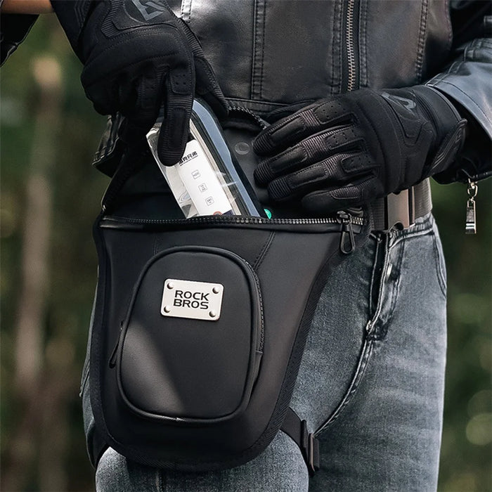 ROCKBROS MTB001 Polyester+PU+EVA Waist Bag Fanny Pack Crossbody Bag Thigh Leg Hip Holster Purse for Cycling - 5
