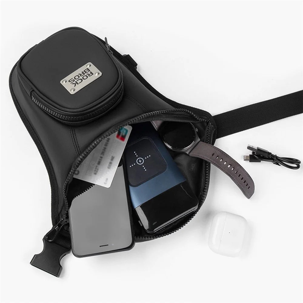 ROCKBROS MTB001 Polyester+PU+EVA Waist Bag Fanny Pack Crossbody Bag Thigh Leg Hip Holster Purse for Cycling - 6