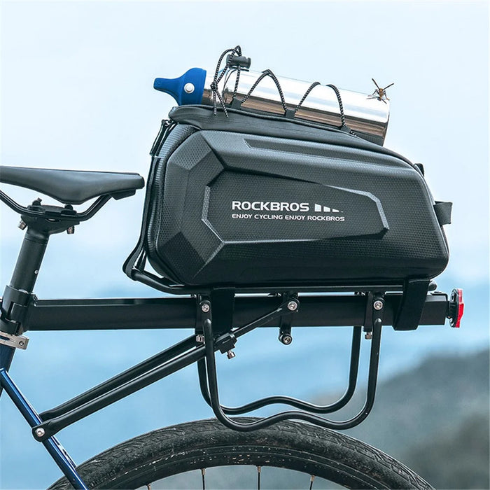 ROCKBROS A26 Bicycle Tail Bag Multi Function Mountain Road Saddle Bag with Rain Cover Cycling Accessories - 2