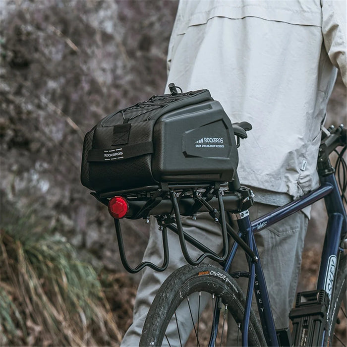 ROCKBROS A26 Bicycle Tail Bag Multi Function Mountain Road Saddle Bag with Rain Cover Cycling Accessories - 3