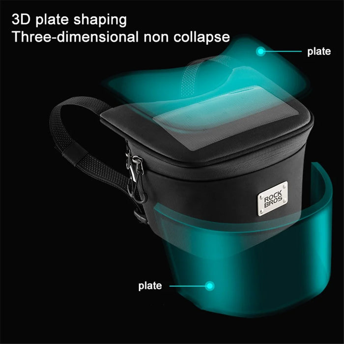 ROCKBROS B113 Scooter Waterproof Touch Screen Front Bag Mobile Phone Bag Electric Motorcycle Hanging Bag - 3