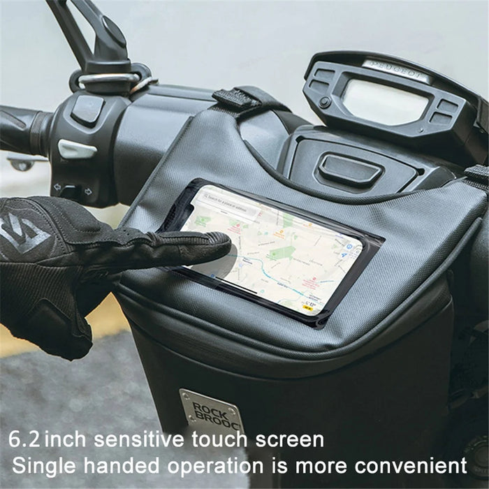 ROCKBROS B113 Scooter Waterproof Touch Screen Front Bag Mobile Phone Bag Electric Motorcycle Hanging Bag - 5