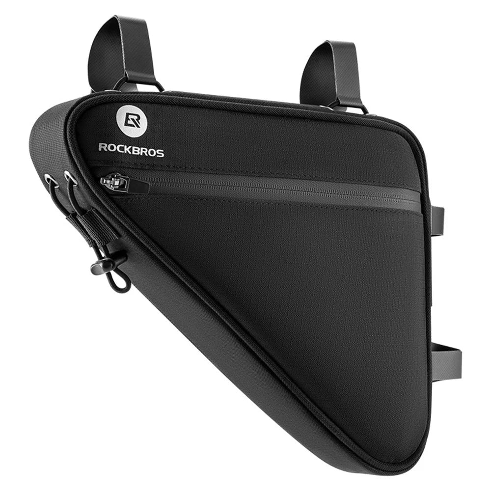 ROCKBROS B112 Large Capacity Bicycle Bag Polyester+PVC Triangle Frame Bag Bike Top Tube Front Bag - 1