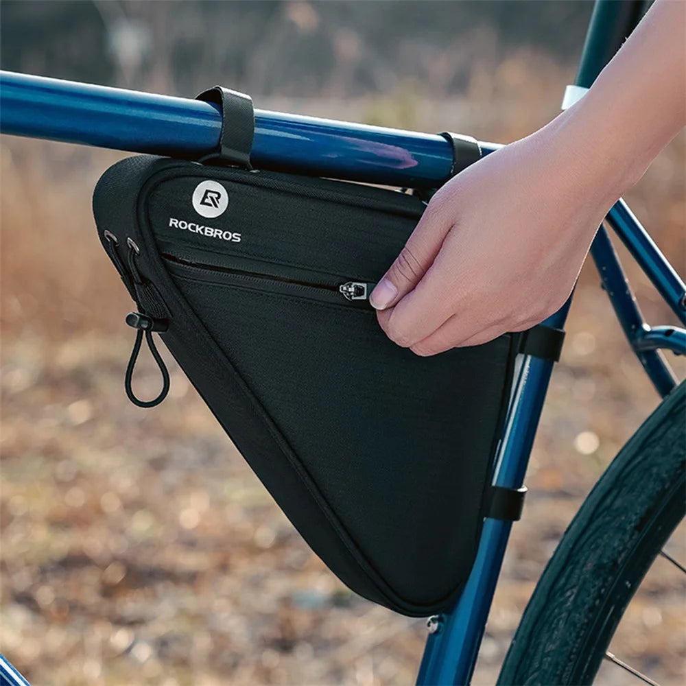 ROCKBROS B112 Large Capacity Bicycle Bag Polyester+PVC Triangle Frame Bag Bike Top Tube Front Bag - 5