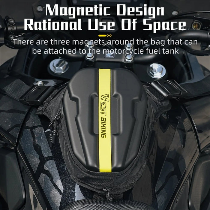 WEST BIKING YP0707352 Motorcycle Leg Bag Oil Tank Bag Crossbody Bag - Black - 2
