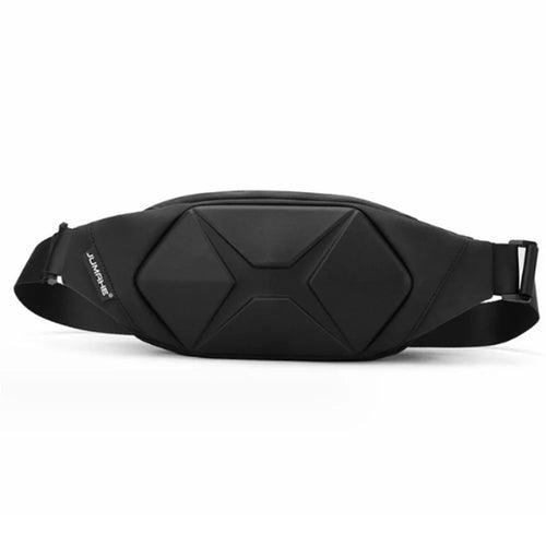 JUMAHE YD311 Cycling Chest Bag Waterproof EVA+Polyester Waist Pack Pouch - Black - 1