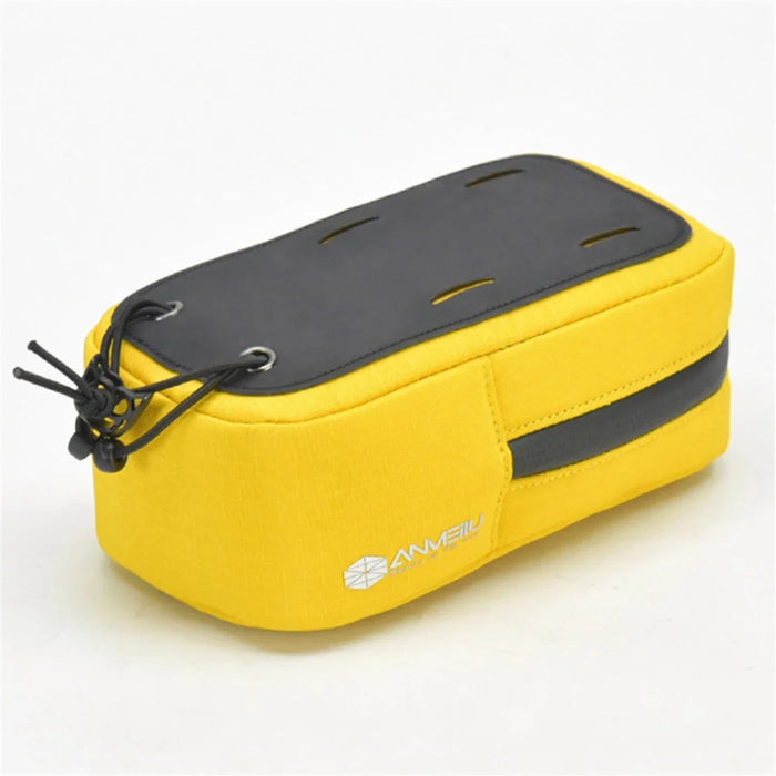 ANMEILU 7052 Road MTB Bike Rear Saddle Bag Bicycle Oxford Cloth Tail Bag - Yellow - 4