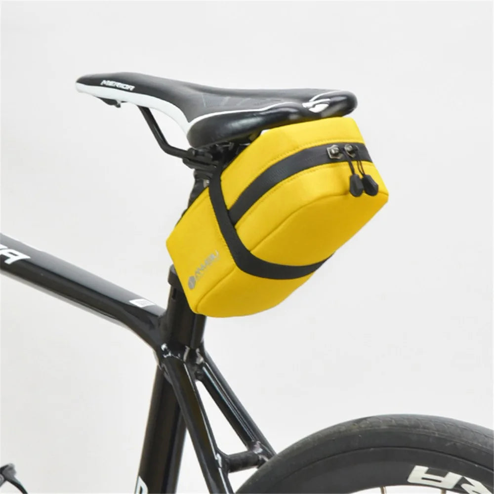 ANMEILU 7052 Road MTB Bike Rear Saddle Bag Bicycle Oxford Cloth Tail Bag - Yellow - 6