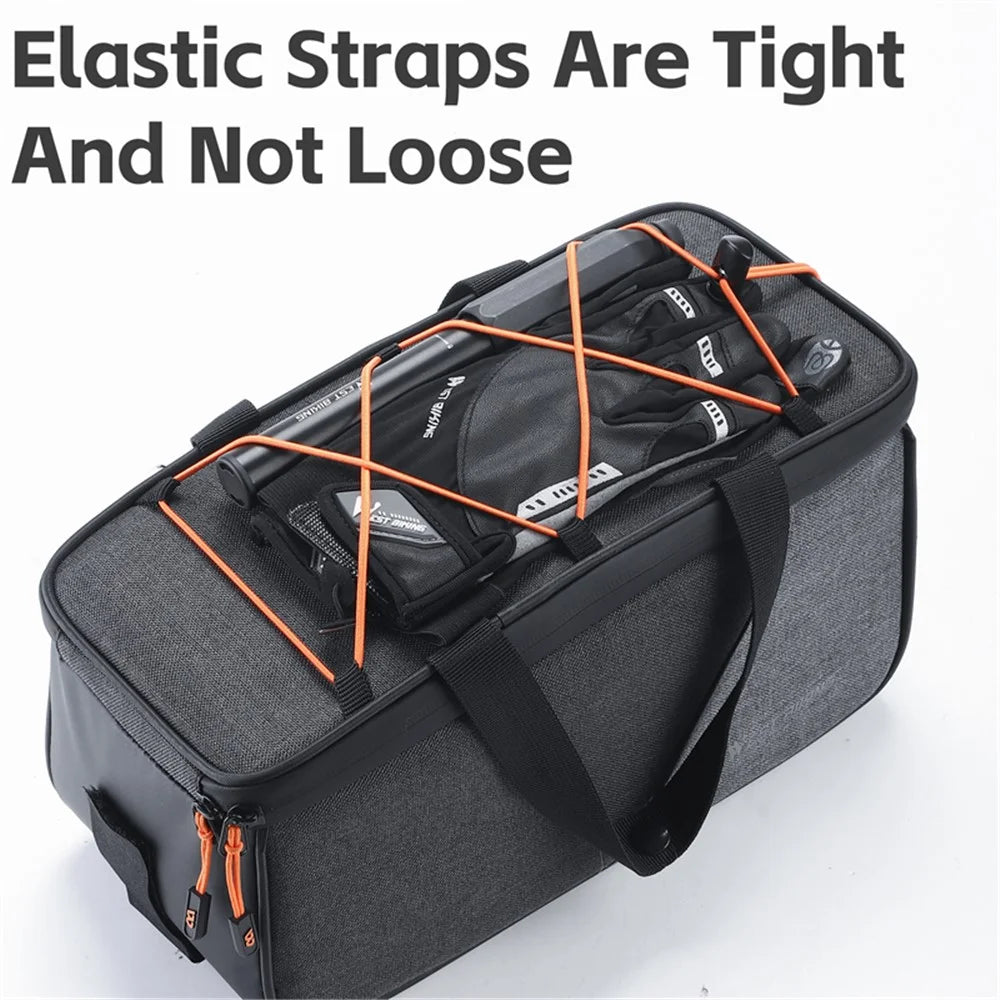 WEST BIKING YP0707360 Bicycle Bike Rear Rack Pannier Pack Cycling Tools Storage Bag - 5