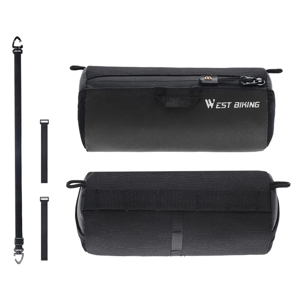 WEST BIKING YP0707361 Reflective 1L Mountain Bike Handlebar Bag with Shoulder Strap - 2