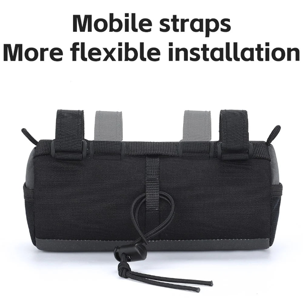 WEST BIKING YP0707361 Reflective 1L Mountain Bike Handlebar Bag with Shoulder Strap - 6