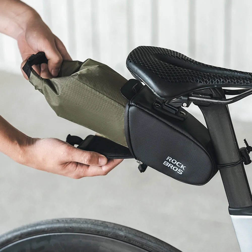 ROCKBROS C54 Bike Saddle Bag Waterproof Bicycle Tail Bag with Waterproof Liner Bag - 2