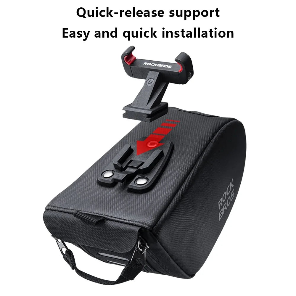 ROCKBROS C54 Bike Saddle Bag Waterproof Bicycle Tail Bag with Waterproof Liner Bag - 6