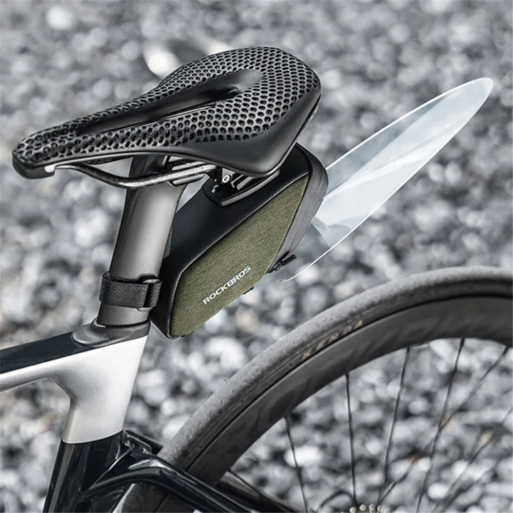 ROCKBROS C53 Bike Saddle Bag Cycling Bicycle Tail Storage Bag with Mudguard - 3