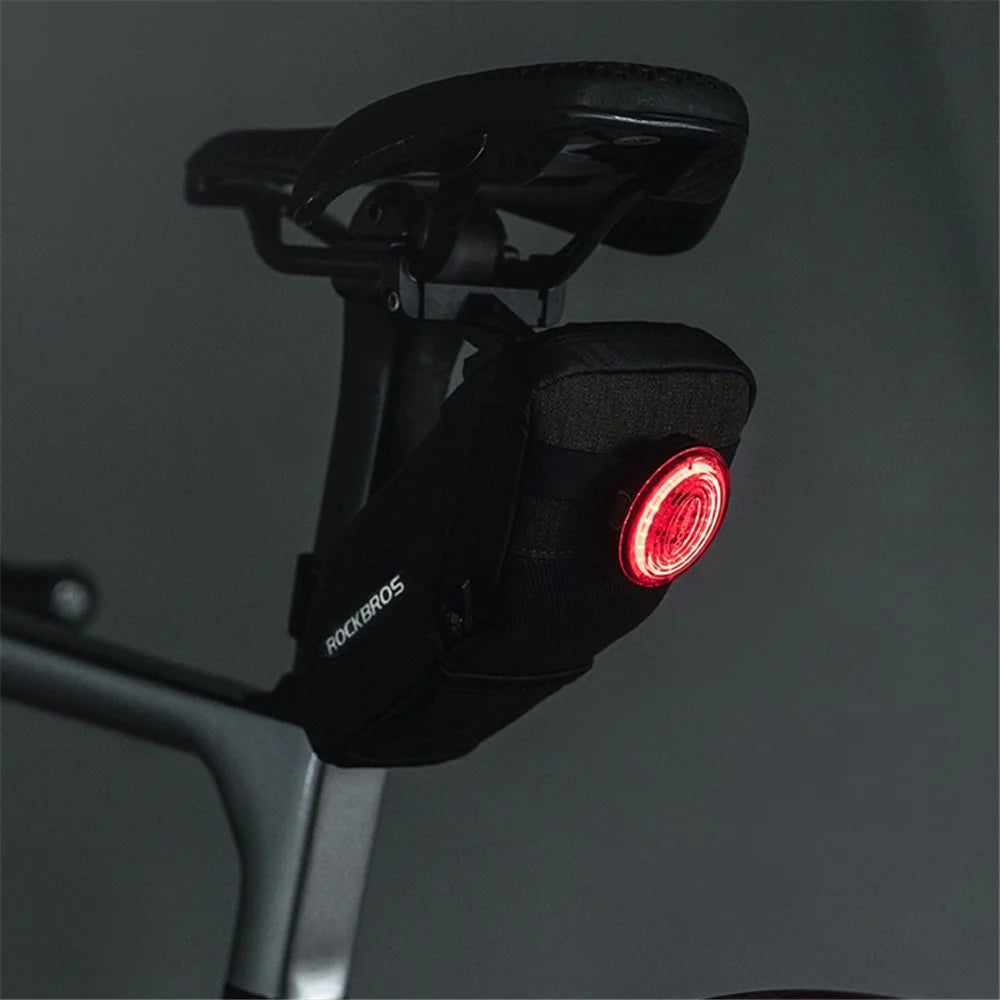 ROCKBROS C53 Bike Saddle Bag Cycling Bicycle Tail Storage Bag with Mudguard - 7