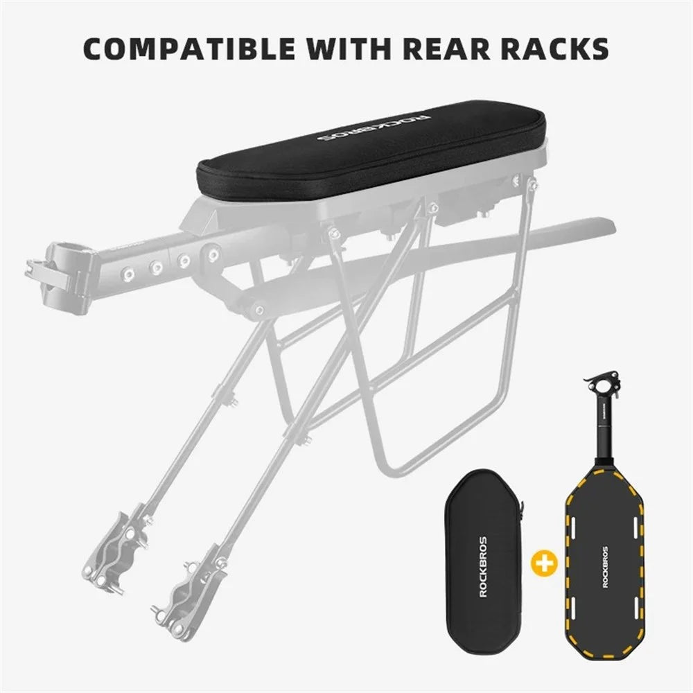 ROCKBROS D83 Bicycle Rear Rack Capacity Expandable Bike Pannier Pack Cycling Tools Storage Bag - 6