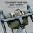 ROCKBROS W004 4L Expandable Capacity Reflective Bike Front Bag with Shoulder Strap - 4