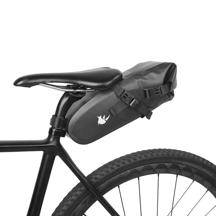 RHINOWALK TF552 4L Outdoor Bicycle Saddle Bag Waterproof MTB Road Bike Tail Bag - 1