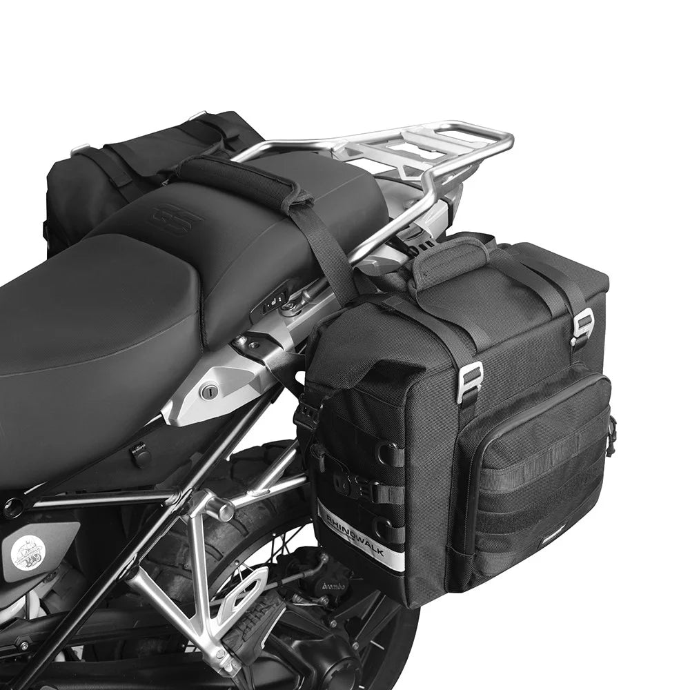 RHINOWALK MTR2050 25L Quick Release Motorcycle Side Bag Waterproof Polyester Motorbike Pannier Storage Bag - 4